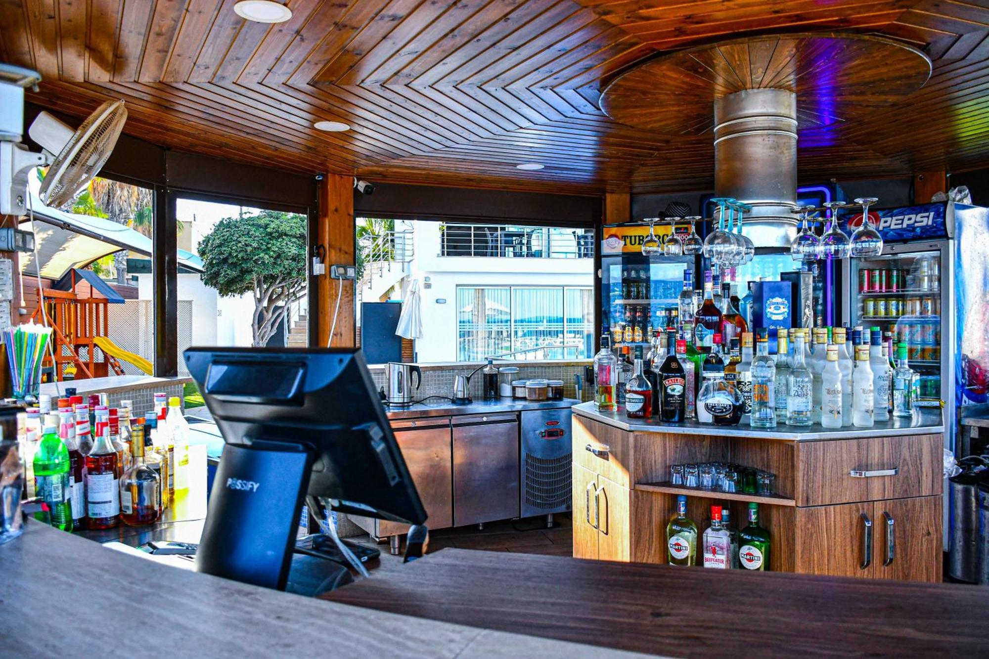 Mimoza Beach Hotel Agios Sergios Buitenkant foto