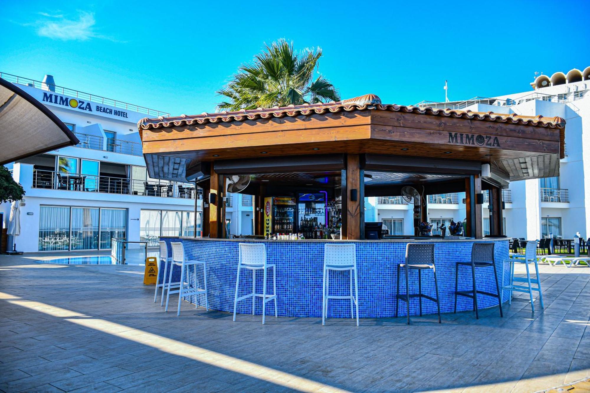 Mimoza Beach Hotel Agios Sergios Buitenkant foto