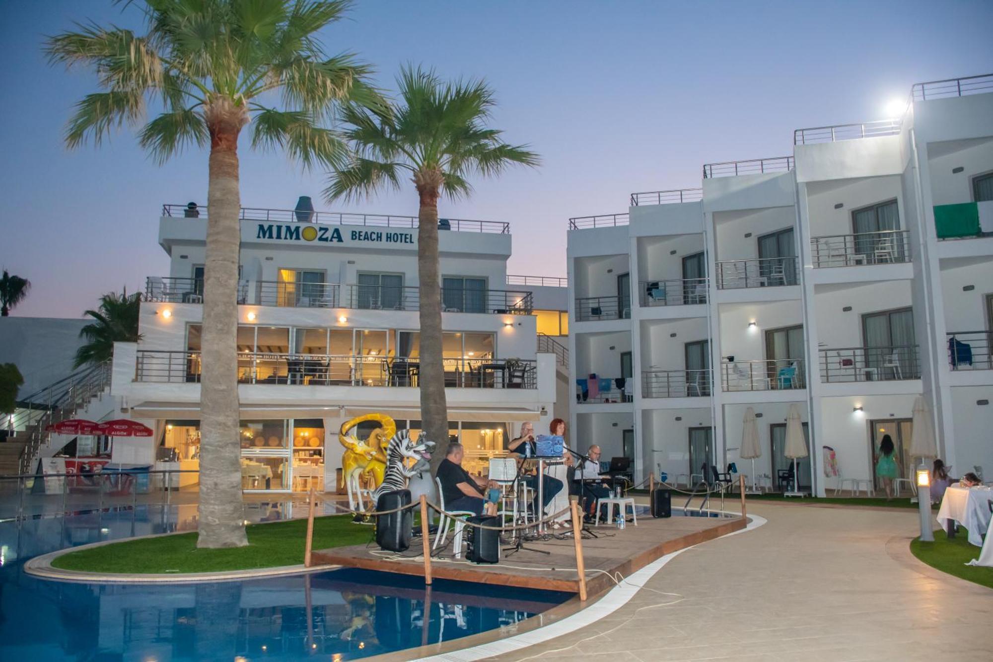 Mimoza Beach Hotel Agios Sergios Buitenkant foto