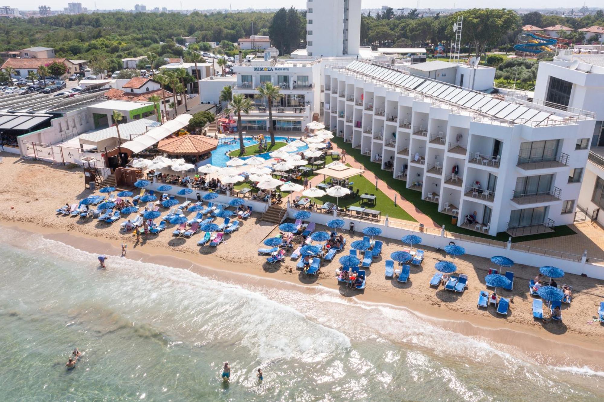 Mimoza Beach Hotel Agios Sergios Buitenkant foto
