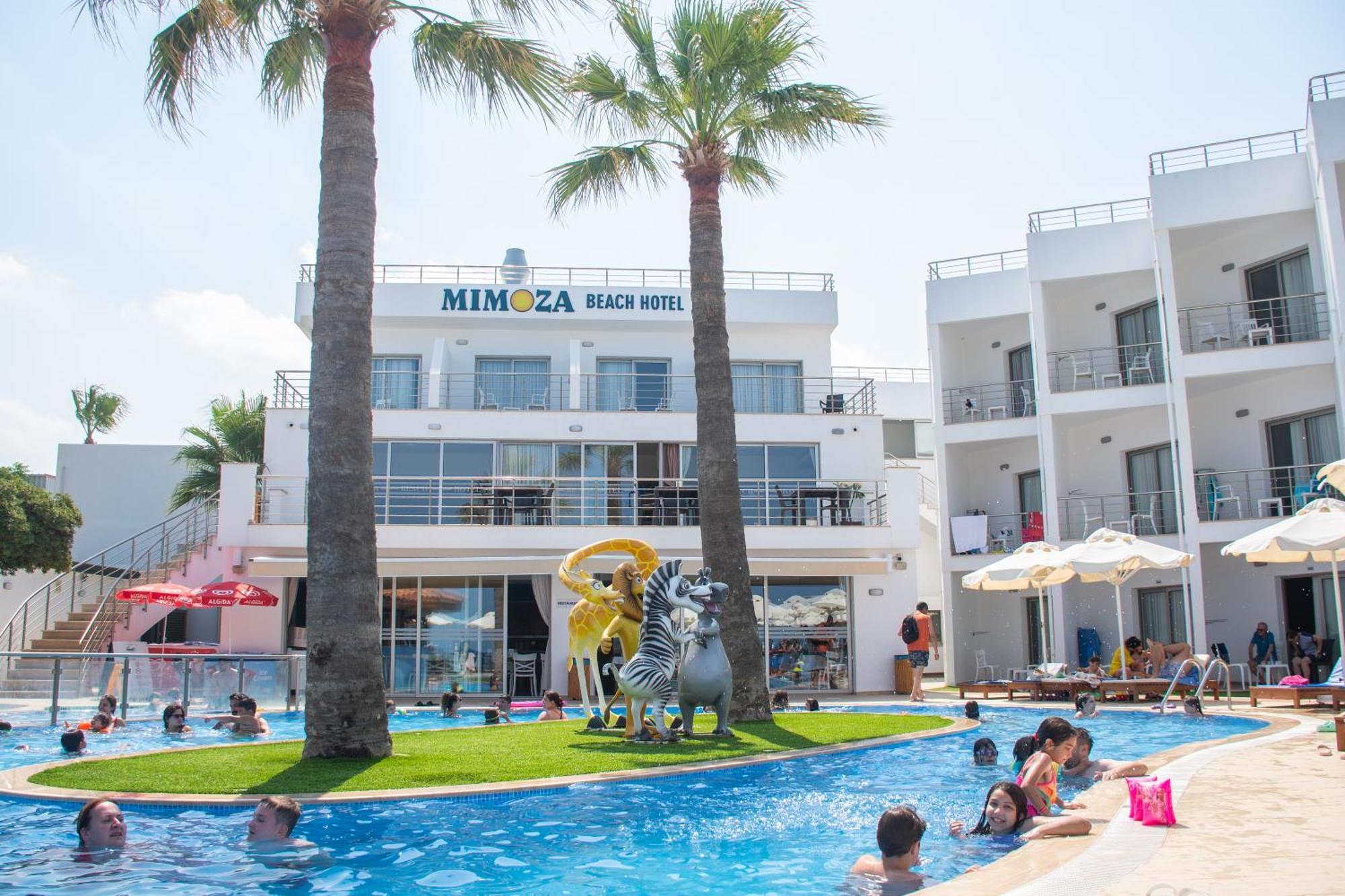 Mimoza Beach Hotel Agios Sergios Buitenkant foto