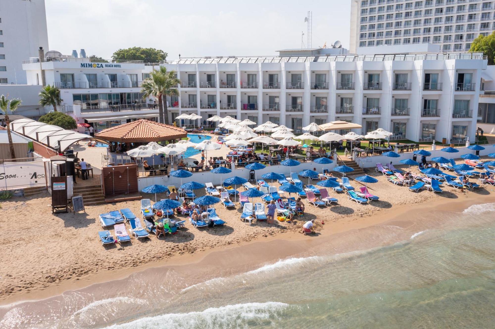 Mimoza Beach Hotel Agios Sergios Buitenkant foto