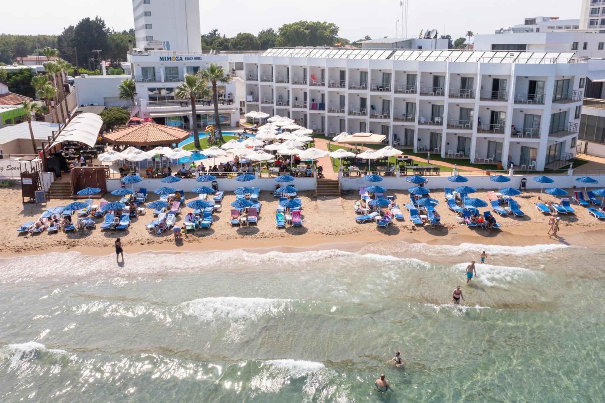 Mimoza Beach Hotel Agios Sergios Buitenkant foto