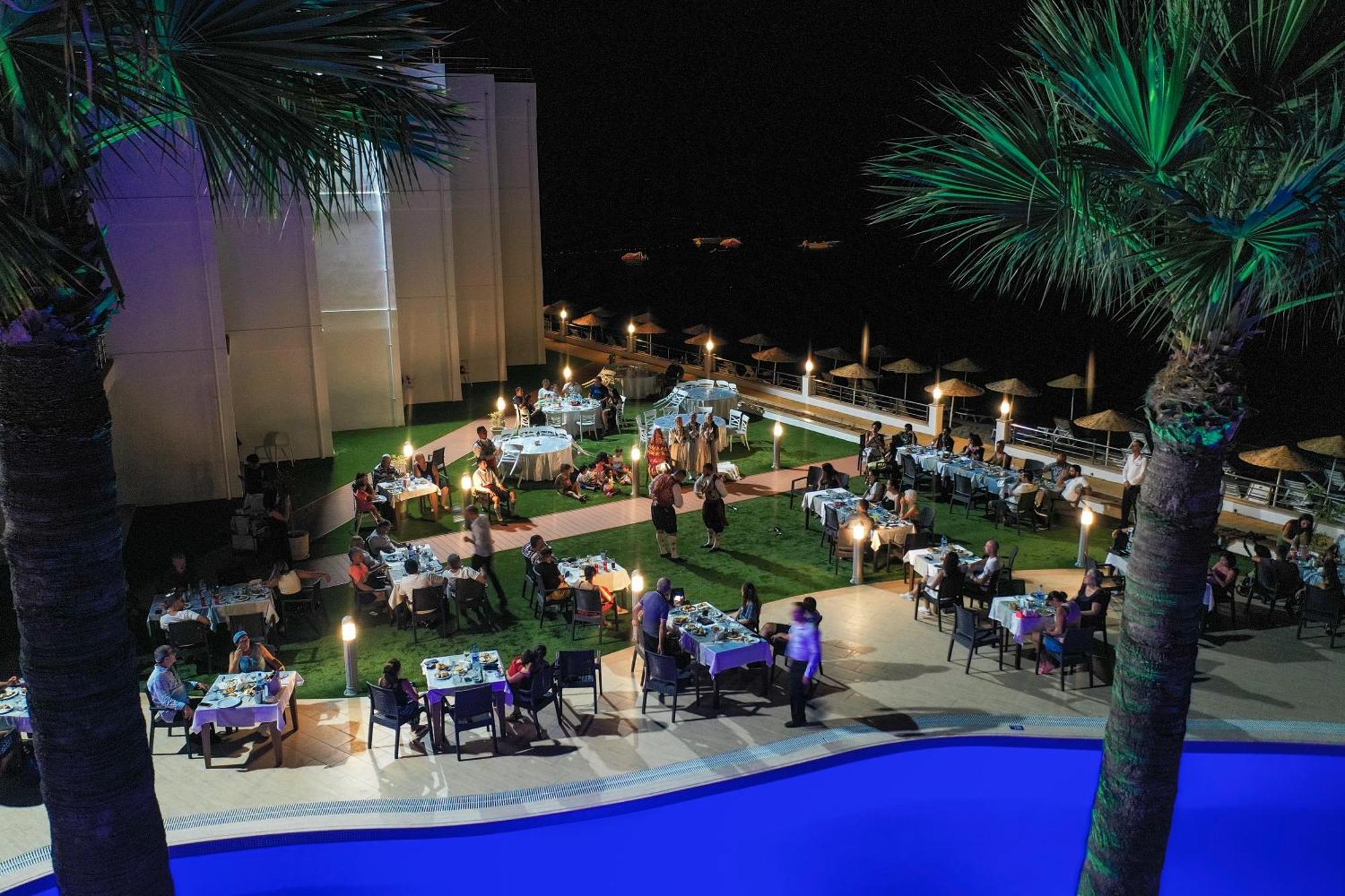 Mimoza Beach Hotel Agios Sergios Buitenkant foto