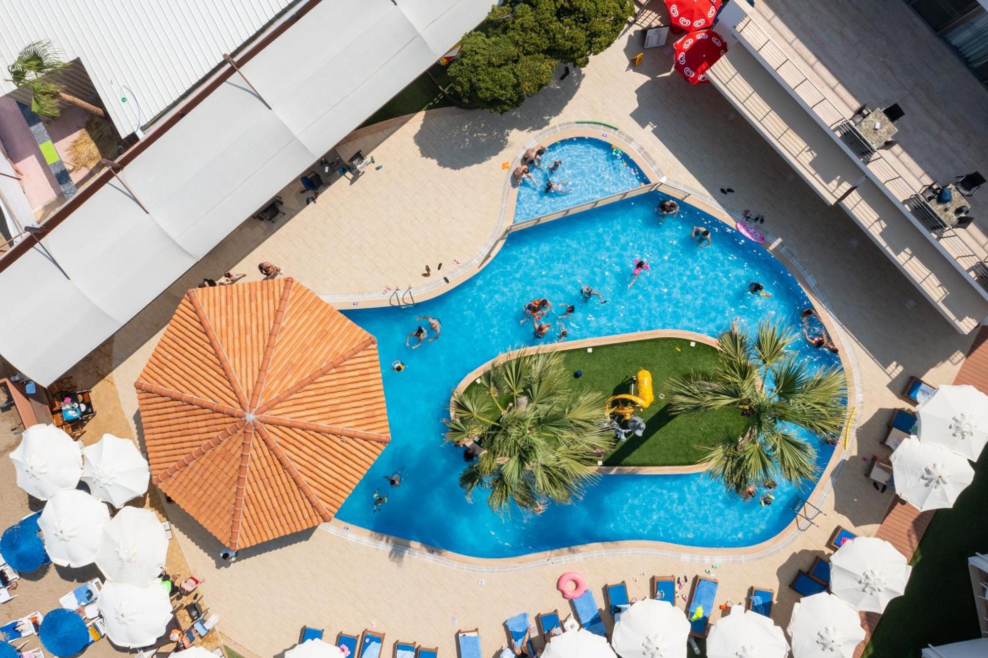 Mimoza Beach Hotel Agios Sergios Buitenkant foto